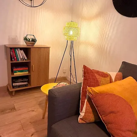 아파트 Cocon T2 Avec Jardin, Terrasse & Climatisation En Plein Centre-ville, A Deux Pas Du Metro Et De La Gare Tgv
