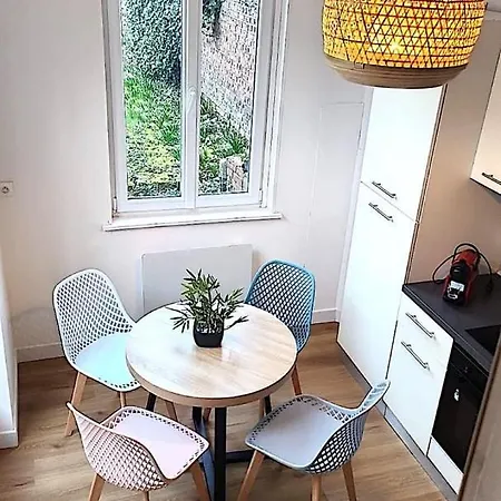 Apartment Cocon T2 Avec Jardin, Terrasse & Climatisation En Plein Centre-ville, A Deux Pas Du Metro Et De La Gare Tgv Tourcoing